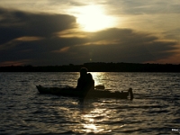 31011RoCrLe - At the cottage - Nick and I kayaking on a wonderful evening.JPG